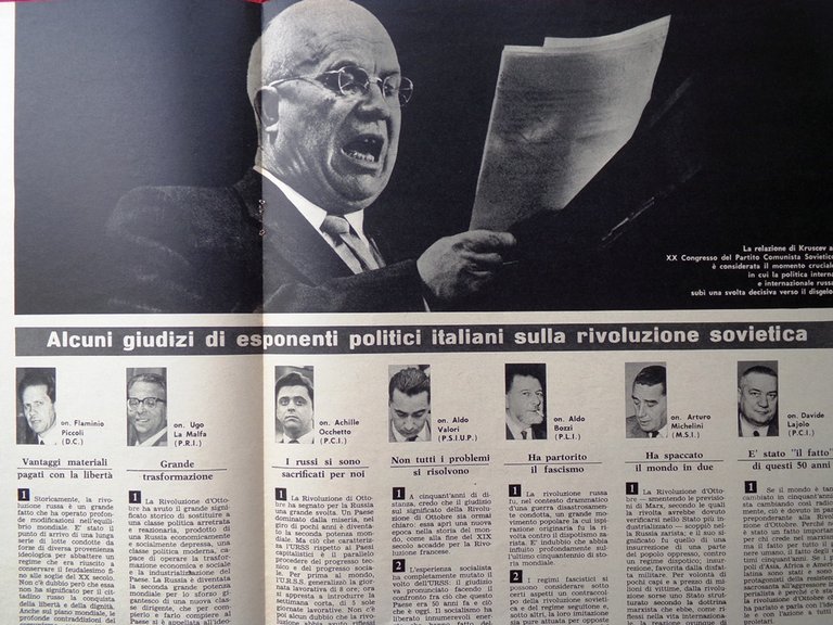 Articolo del 1967 Il romanzo Rivoluzione Russa Cinquant'anni Dopo Quarta …