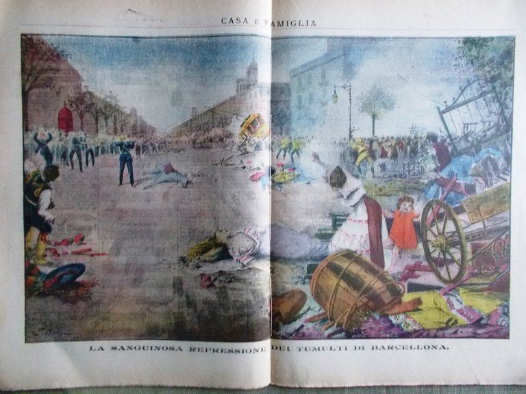 Casa e Famiglia del 15 Agosto 1909 Tumulti di Barcellona …
