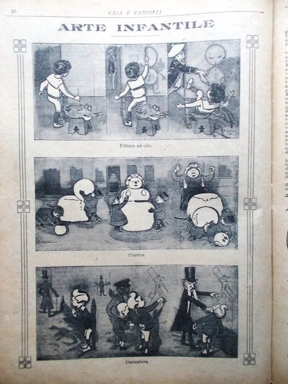 Casa e Famiglia del 21 Marzo 1909 Cascate Niagara Girardi …