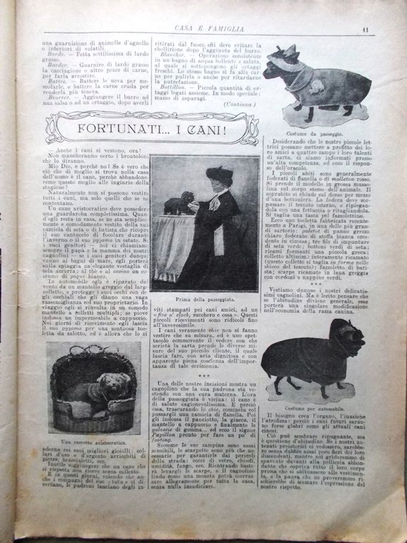 Casa e Famiglia del 25 Aprile 1909 Libro di Fate …