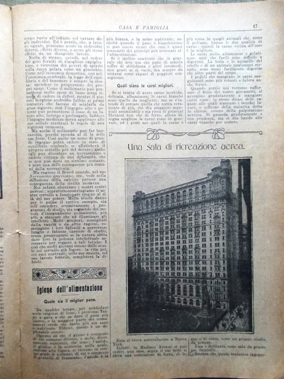 Casa e Famiglia del 4 Aprile 1909 Domenica Palme Sciopero …