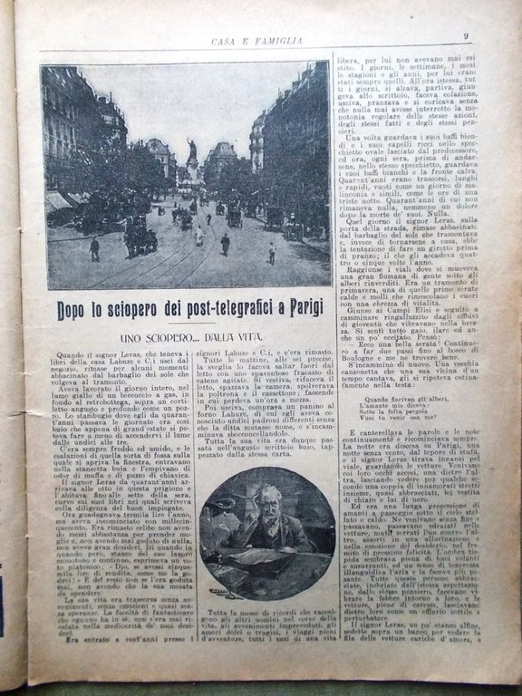 Casa e Famiglia del 4 Aprile 1909 Domenica Palme Sciopero …