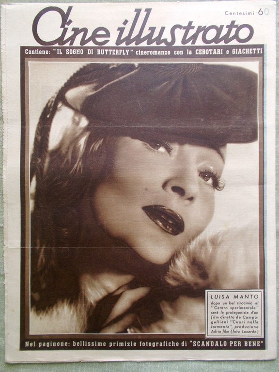 Cine Illustrato 1 Novembre 1939 Ann Sheridan Manto Assia De …