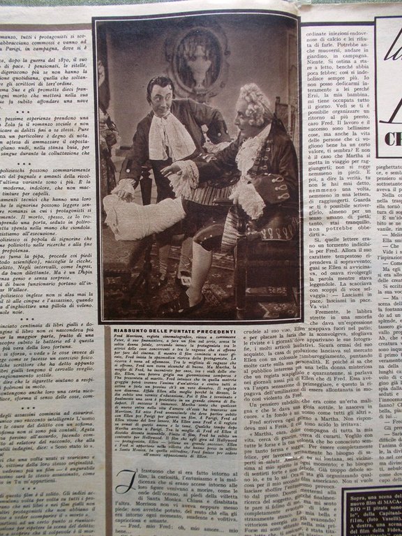 Cine Illustrato 10 Luglio 1940 Paolieri Falconi Cinema in Gallura …