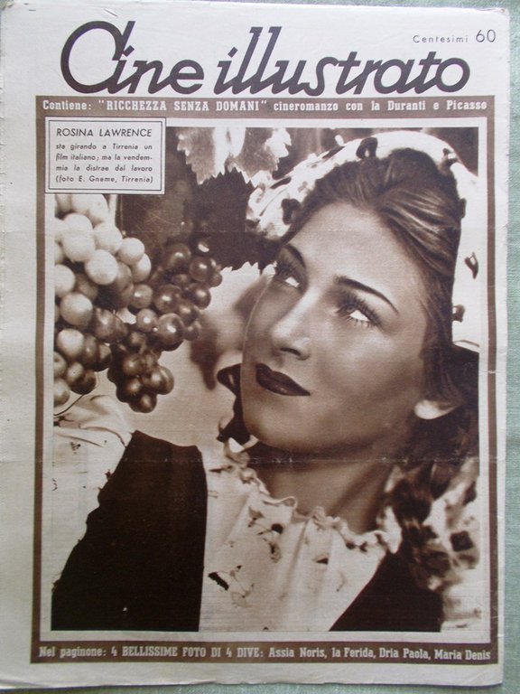 Cine Illustrato 11 Ottobre 1939 Jachino Lawrence Silvi Nazzari Noris …