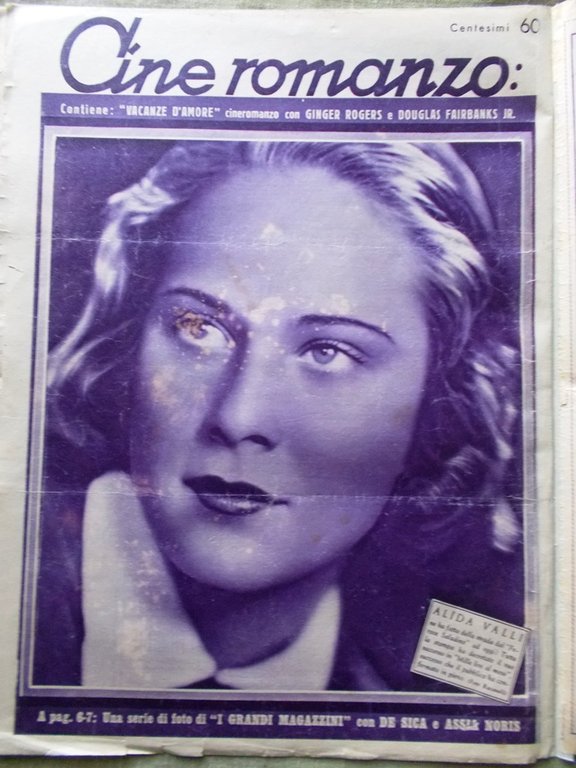 Cine Illustrato 14 Febbraio 1939 Ginger Rogers Bette Davis Alida …