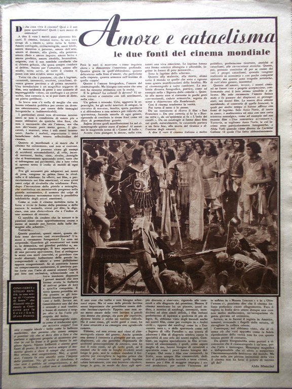 Cine Illustrato 18 Dicembre 1940 Fiume Stoppa Mercader Montenegro Porelli …