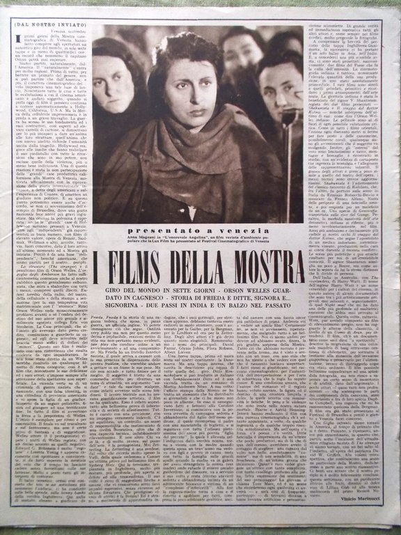 Cine Illustrato 6 Settembre 1947 Young Ladd Mostra Venezia Scott …