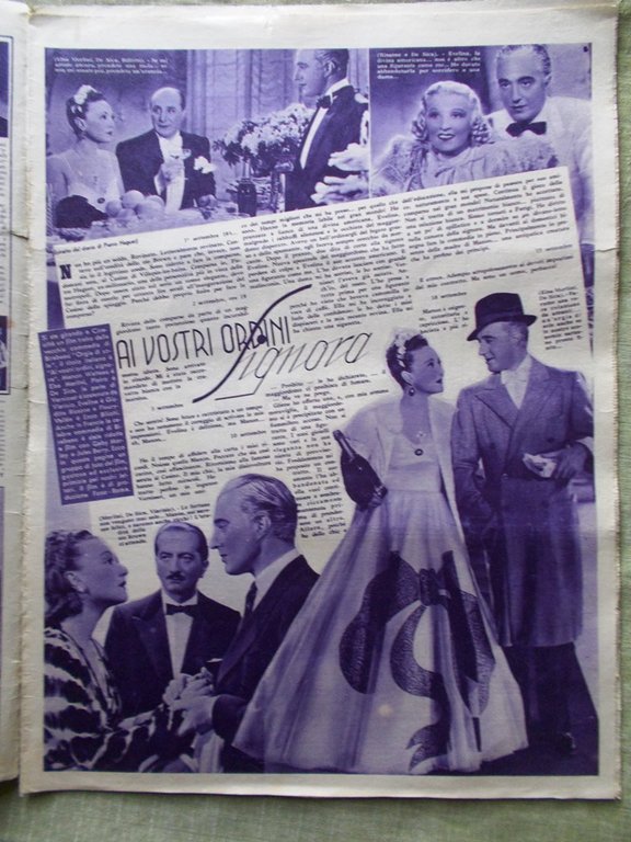 Cine Illustrato 7 Febbraio 1939 Elsa Merlini Paola Barbara Oberon …