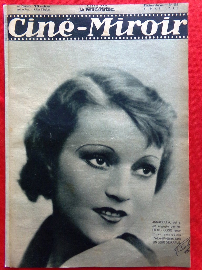 Cine-Miroid du 8 Mai 1931 Grock Greta Garbo André Berley …
