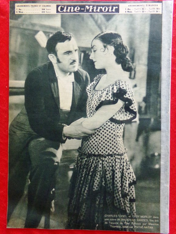 Cine-Miroir du 13 Mars 1931 Novarro Glory Vanel Morlay Fay …