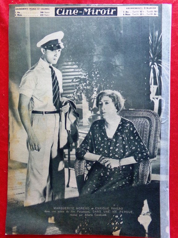 Cine-Miroir du 16 Janvier 1931 Marlène Dietrich Novarro Mercanton Lloyd …