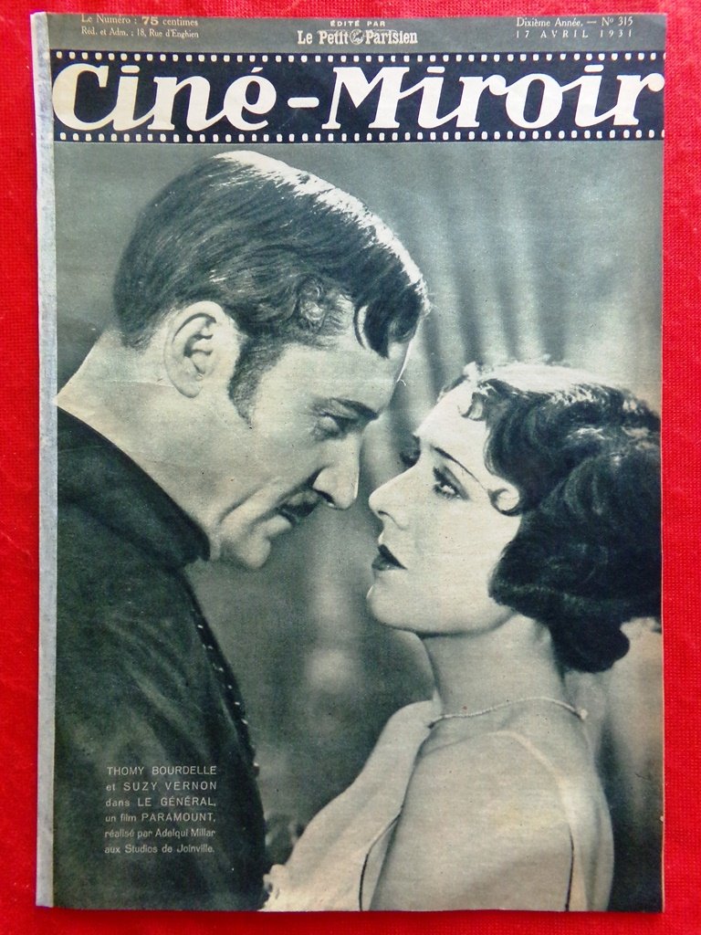 Cine-Miroir du 17 Avril 1931 Harold Lloyd Bourdelle Coogan Dactylo …