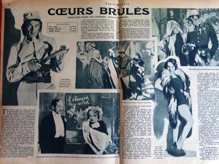 Cine-Miroir du 24 Avril 1931 Cousine Varsovie Milton Ayres Mephisto …