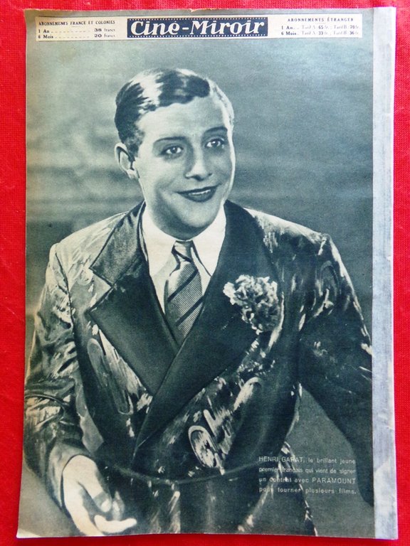 Cine-Miroir du 24 Avril 1931 Cousine Varsovie Milton Ayres Mephisto …