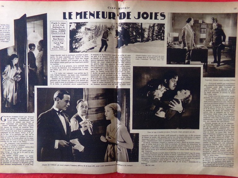 Cine-Miroir du 28 Février 1930 Chevalier Albani Felix Chat Meneur …