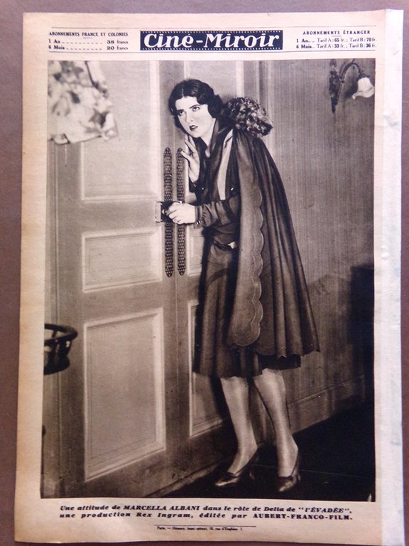 Cine-Miroir du 28 Février 1930 Chevalier Albani Felix Chat Meneur …