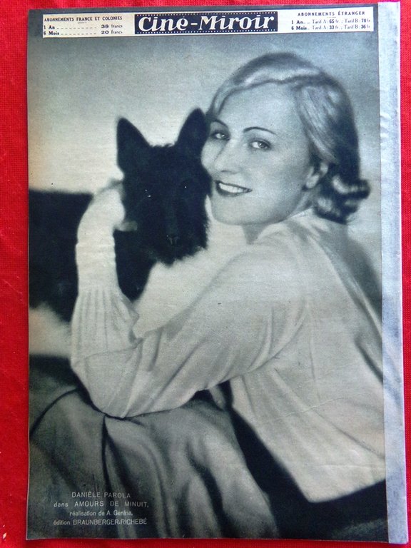 Cine-Miroir du 30 Janvier 1931 Parola Gance Murat Gilbert Flambeau …
