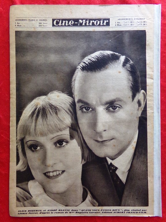 Cine-Miroir du 9 Mai 1930 Lupe Velez Masque de Fer …