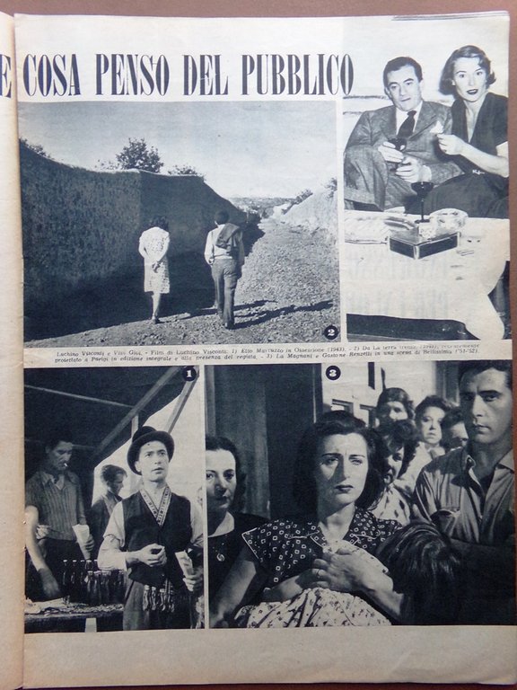 Cinema del 1 Maggio 1952 Quinn Zavattini La Cava Franchi …