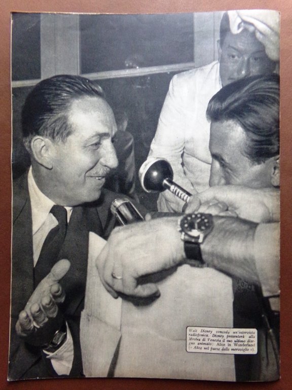 Cinema del 15 Agosto 1951 Disney Flaherty Reggiani Lattuada Froken …