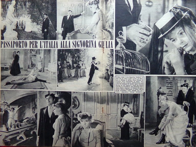 Cinema del 15 Agosto 1951 Disney Flaherty Reggiani Lattuada Froken …