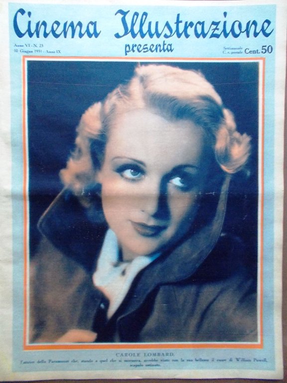 Cinema Illustrazione 10 Giugno 1931 Crawford Landi Garbo La Frana … | Immagine Gallery 1