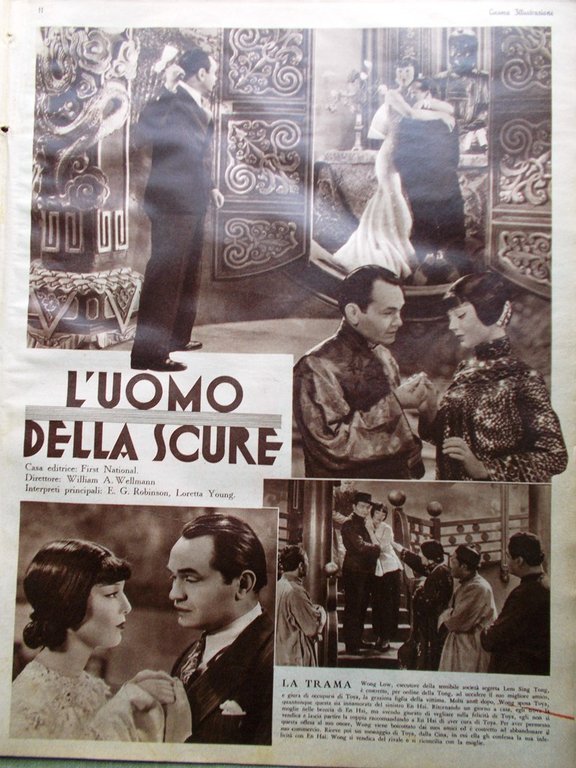 Cinema Illustrazione 19 Aprile 1933 Landi Pickford Harlow Lillian Harvey …