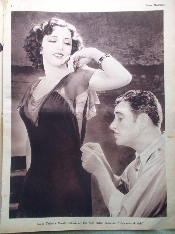 Cinema Illustrazione 23 Settembre 1931 O'Brien Lessing Taylor Colman Hollywood