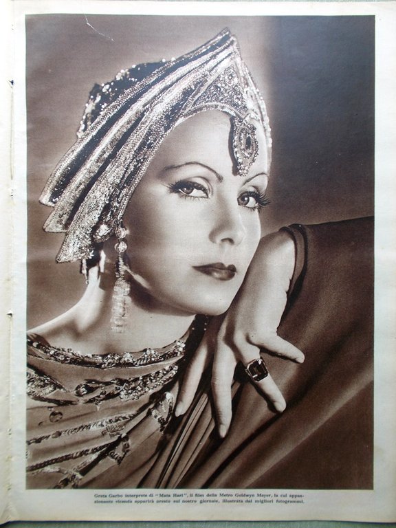 Cinema Illustrazione 25 Maggio 1932 Greta Garbo Landi Lebedeff Fantomas …