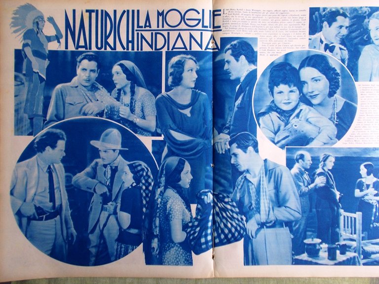 Cinema Illustrazione 27 Luglio 1932 Shangai Express Naturich Grant Nudismo …