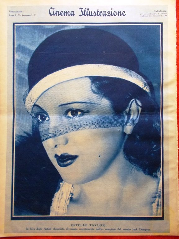 Cinema Illustrazione 28 Ottobre 1931 Ventaglio Pompadour Hayakawa Jordan Taylor