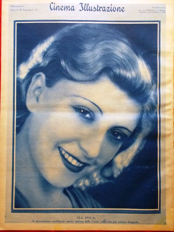 Cinema Illustrazione 4 Novembre 1931 Greta Garbo Pola Alice White …