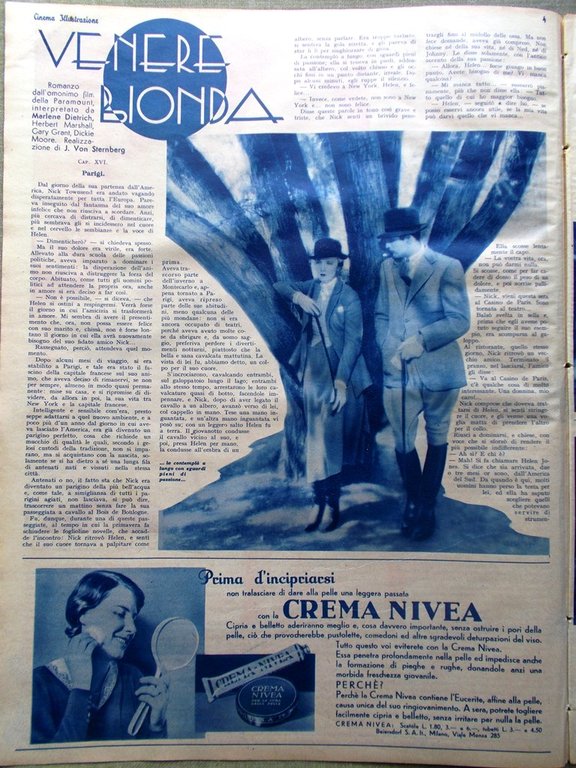 Cinema Illustrazione 8 Febbraio 1933 Dorothy Jordan Lupe Velez L'Occidente …