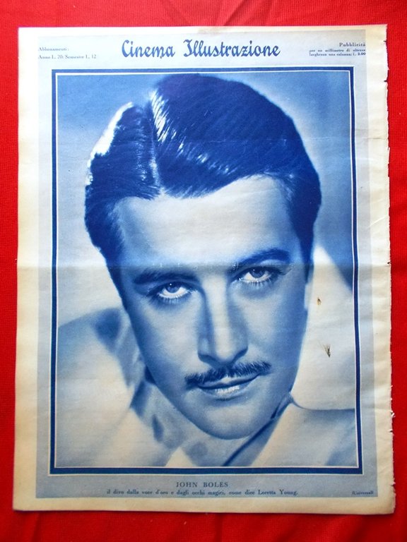 Cinema Illustrazione 9 Agosto 1933 Shearer Gable John Boles Marian …