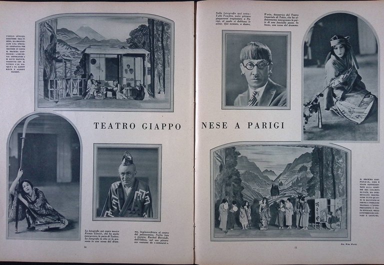 Comoedia di Agosto 1927 Vergani Niccodemi Pirandello Reinhardt Insarova Casanova