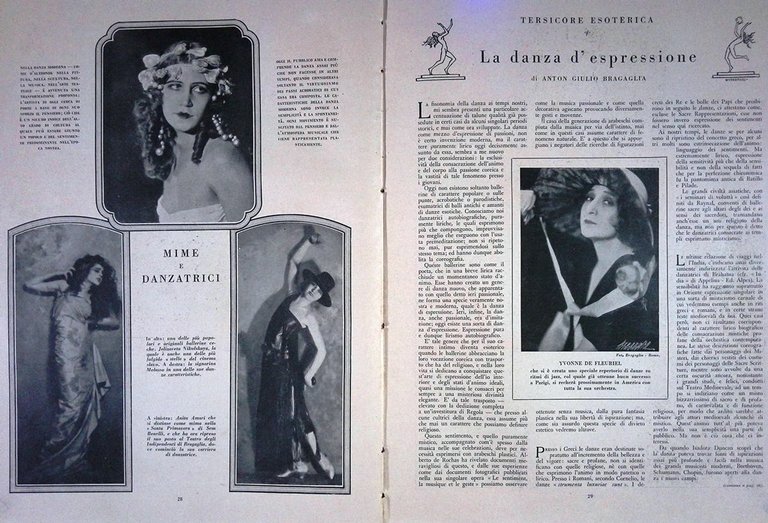 Comoedia di Aprile 1926 Prosa Spinelly Harding Lengyel Guasti Gorki …