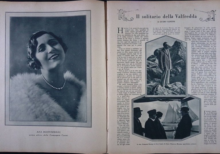 Comoedia di Dicembre 1927 Becque Pavlova Andreev Turandot Novelli Kaiser …