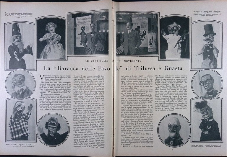 Comoedia di Febbraio 1927 Eleonora Duse Mistinguett Trilussa Guasta Verga …