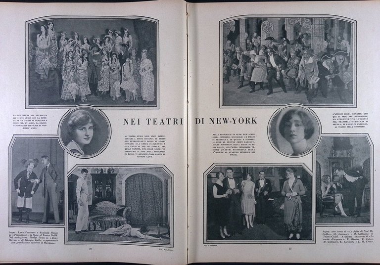 Comoedia di Febbraio 1927 Eleonora Duse Mistinguett Trilussa Guasta Verga …