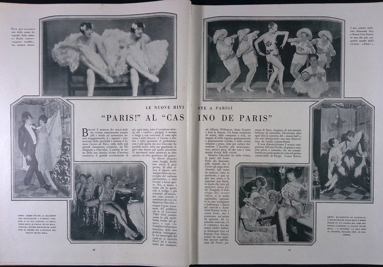 Comoedia di Gennaio 1927 Pitoeff Valentino Falconi Gandusio Di Lorenzo …