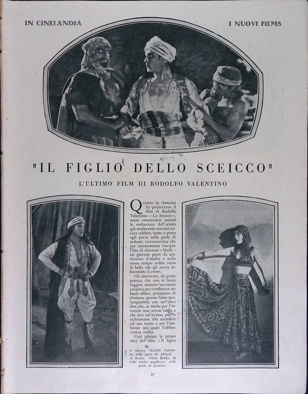 Comoedia di Gennaio 1927 Pitoeff Valentino Falconi Gandusio Di Lorenzo …