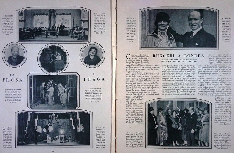 Comoedia di Giugno 1926 Hugo Dolly Sisters Milcinovic Pickford Potocka …