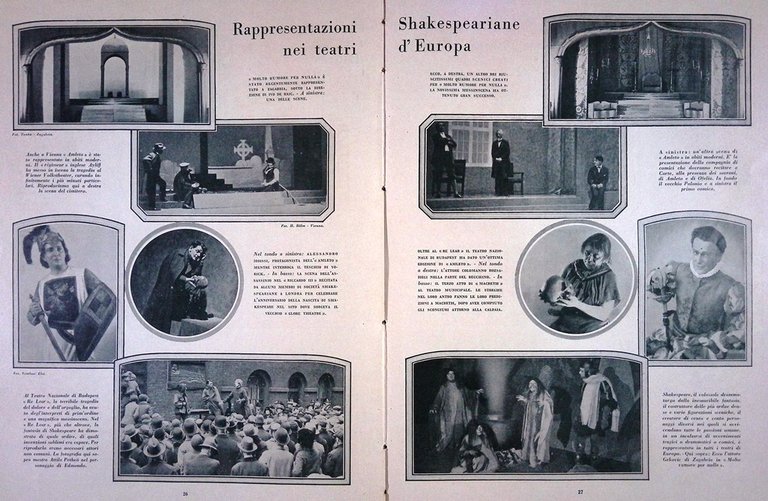 Comoedia di Giugno 1926 Hugo Dolly Sisters Milcinovic Pickford Potocka …