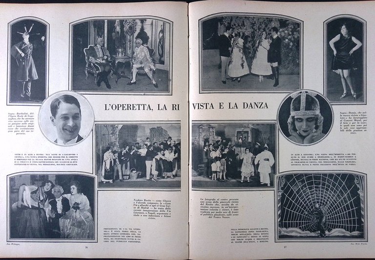 Comoedia di Giugno 1927 Rossi Pezzana Strindberg Teatro Piccoli Molnar …