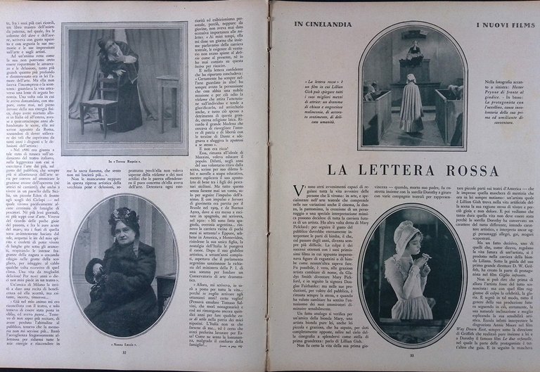 Comoedia di Giugno 1927 Rossi Pezzana Strindberg Teatro Piccoli Molnar …