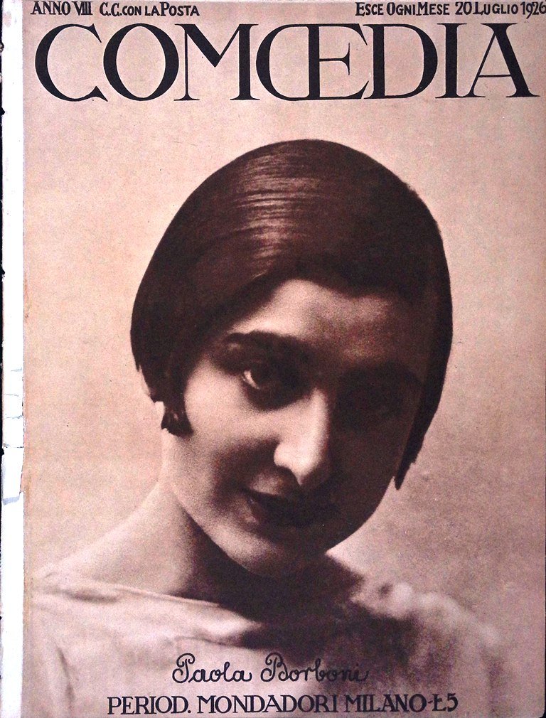 Comoedia di Luglio 1926 Zacconi Teatro Zagabria Salambò Bardos Habimah …
