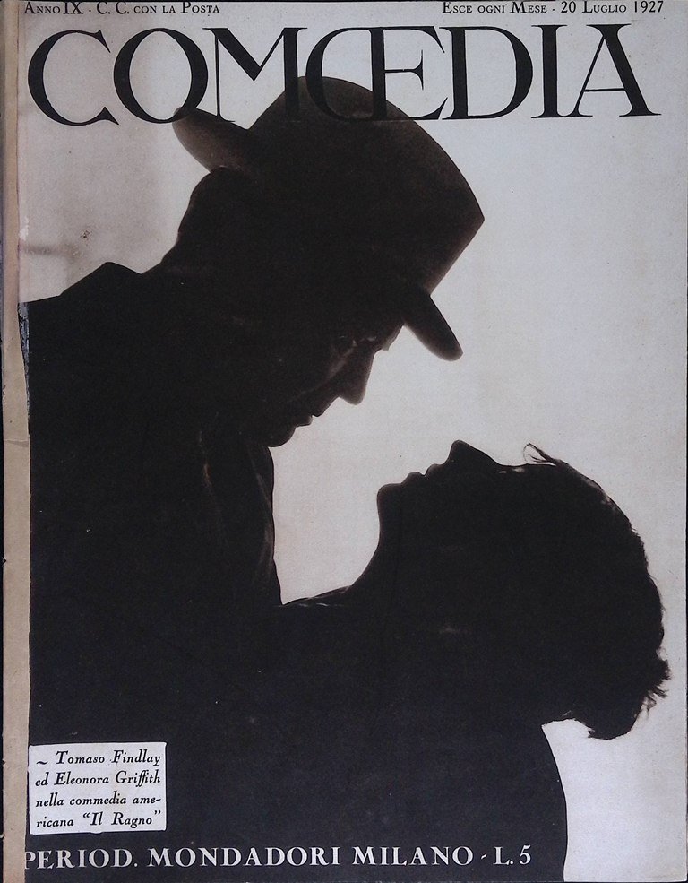 Comoedia di Luglio 1927 Szenes Baker Circo Stanislawski Vergani Racca …