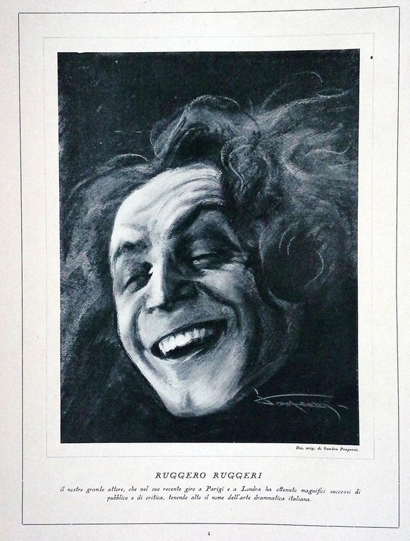 Comoedia di Maggio 1926 Lakatos Gish Labass Szenes Ruggeri Nietzsche …