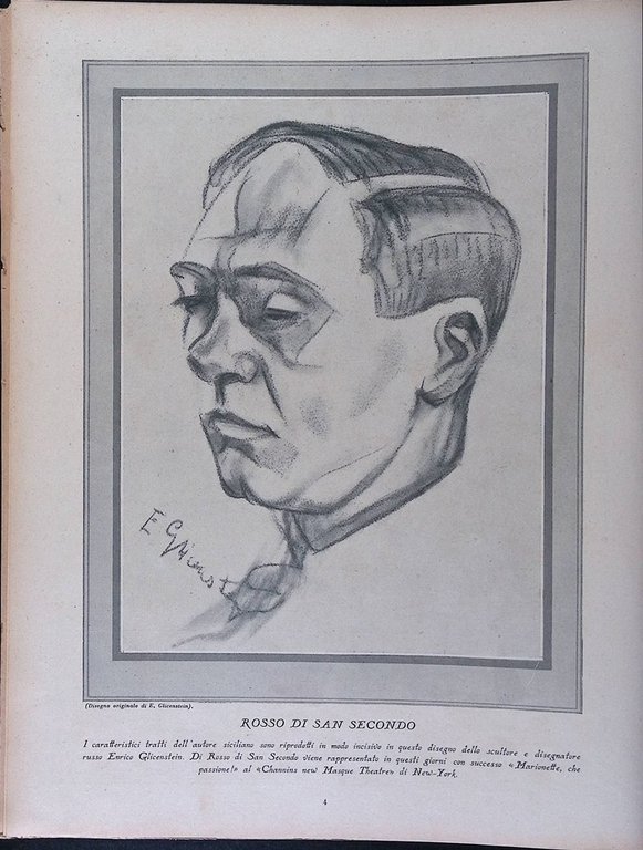 Comoedia di Marzo 1927 Beethoven Titkos Becque Palerme Gnecchi Shaw …